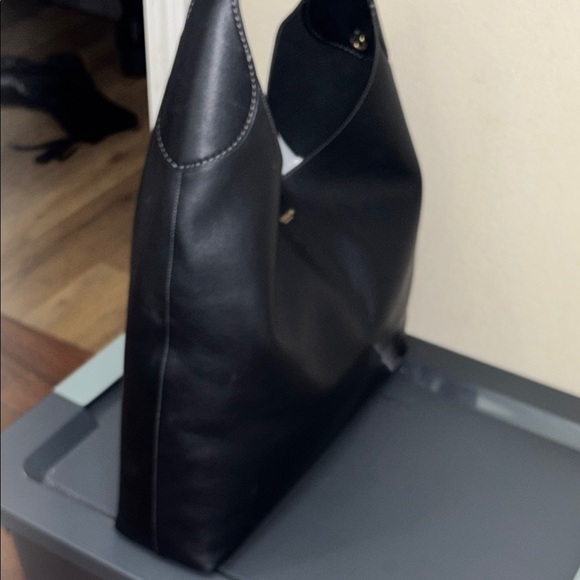 Coach Black Leather Shoulder Bag - Picture 6 of 8